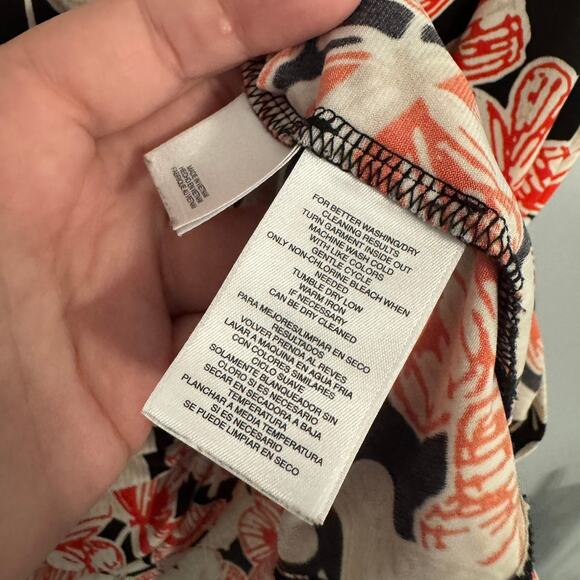 Jones Studio Separates Butterfly Print Sleeveless Tank Top Women's Plus Size 1X - Picture 6 of 7